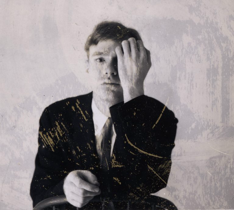Andy Warhol, Self-Portrait, 1958, Polaroid Type 42 - courtesy The Andy Warhol Foundation for the Visual Arts